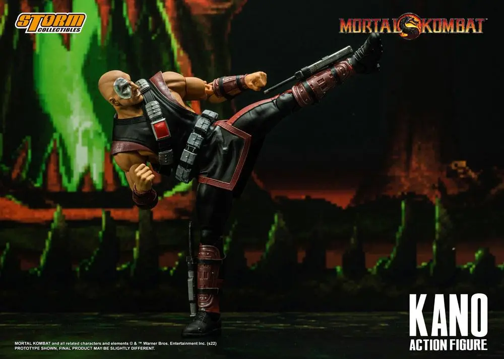 Mortal Kombat Actionfigur 1/12 Kano 18 cm Produktfoto