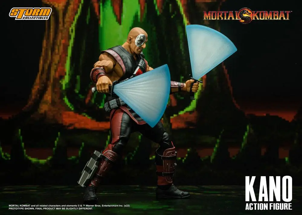 Mortal Kombat Actionfigur 1/12 Kano 18 cm Produktfoto