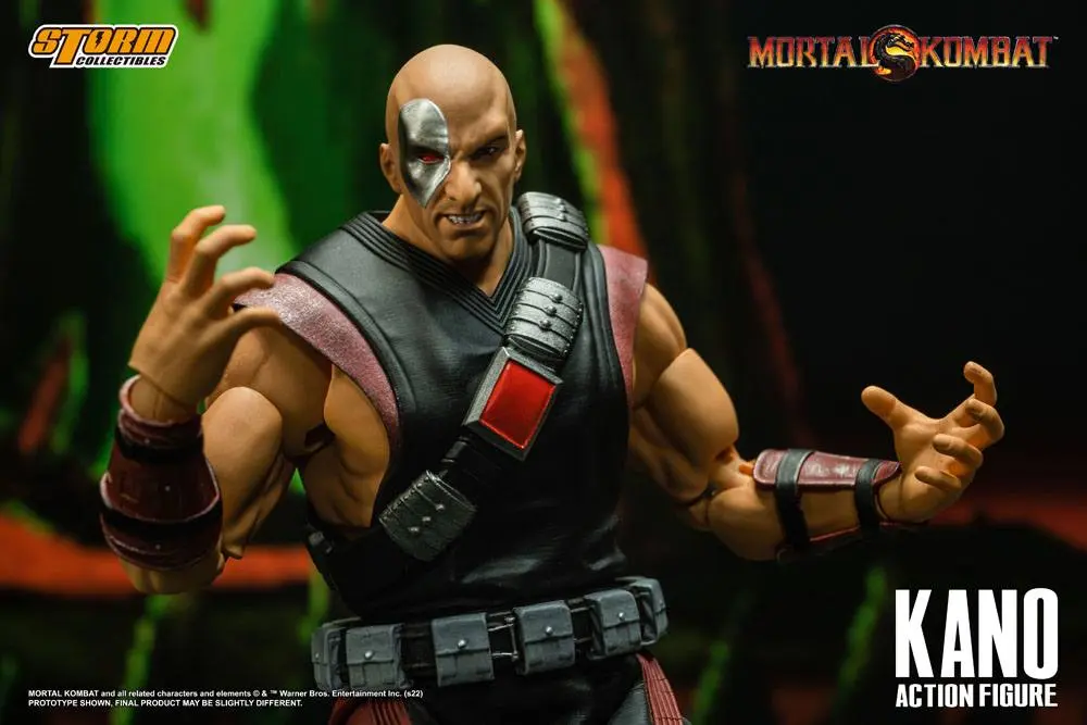 Mortal Kombat Actionfigur 1/12 Kano 18 cm Produktfoto