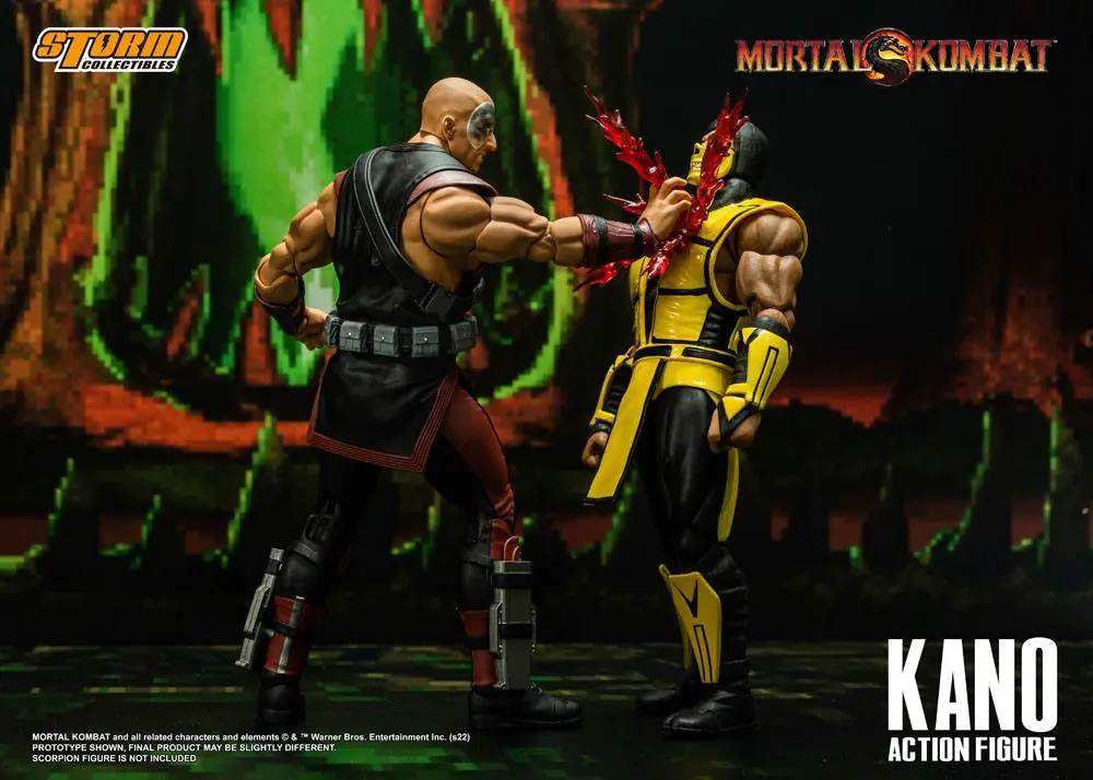 Mortal Kombat Actionfigur 1/12 Kano 18 cm Produktfoto