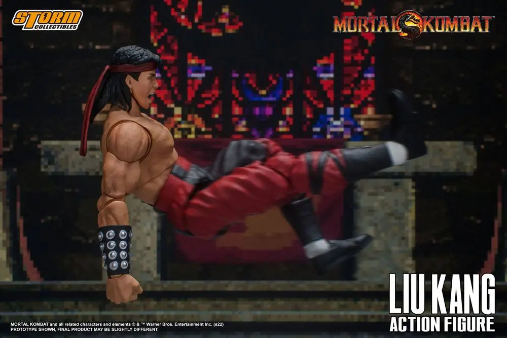 Mortal Kombat Actionfigur 1/12 Liu Kang 18 cm Produktfoto