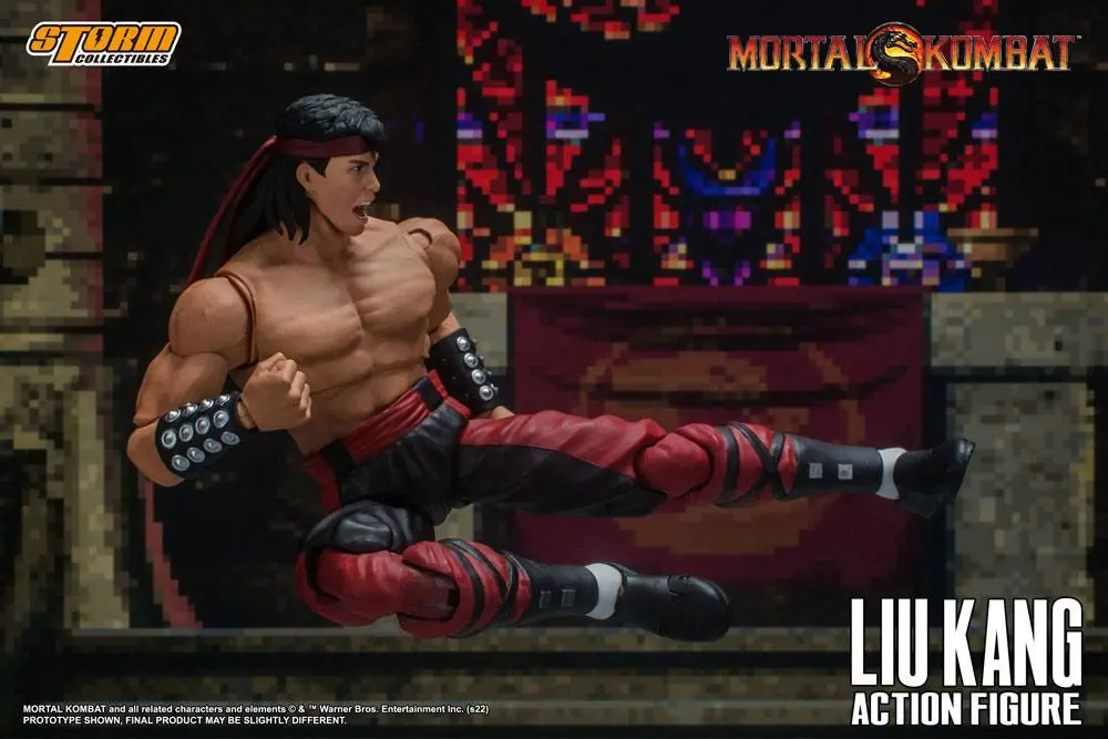 Mortal Kombat Actionfigur 1/12 Liu Kang 18 cm Produktfoto