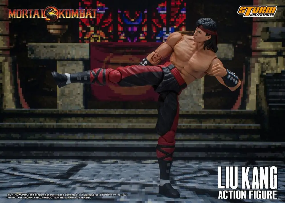 Mortal Kombat Actionfigur 1/12 Liu Kang 18 cm Produktfoto