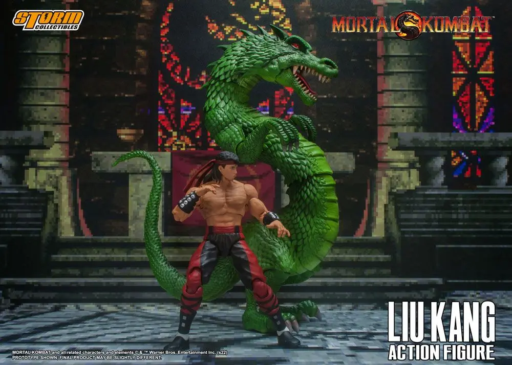 Mortal Kombat Actionfigur 1/12 Liu Kang 18 cm Produktfoto