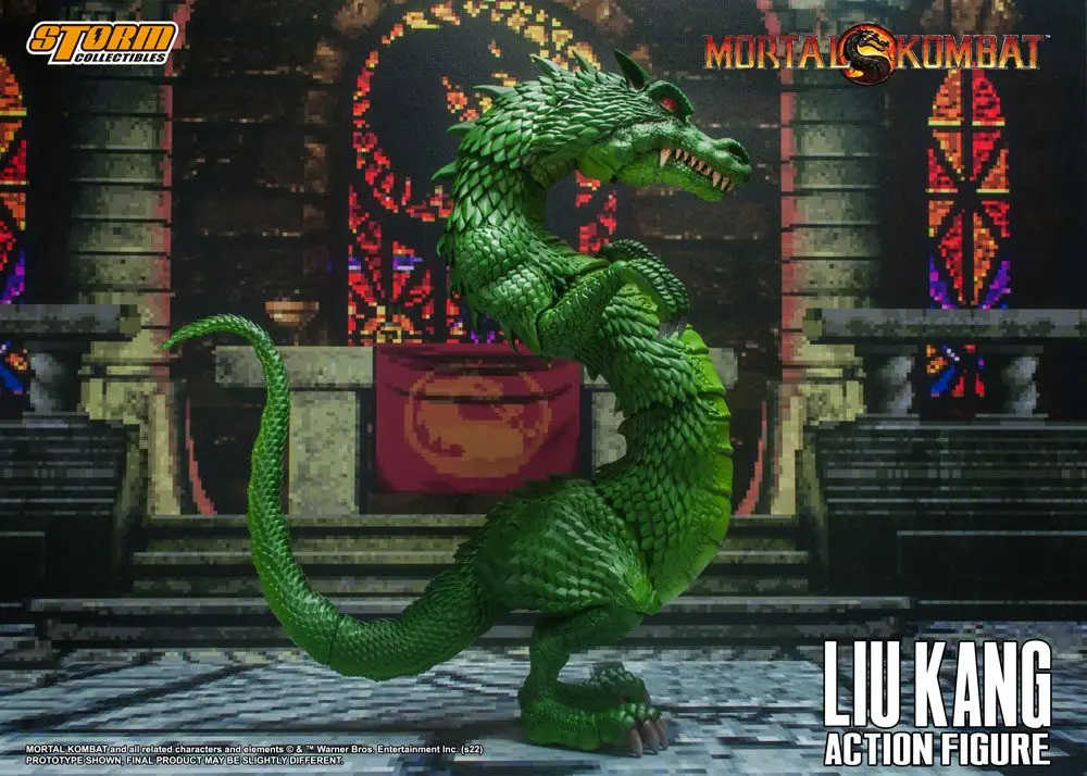 Mortal Kombat Actionfigur 1/12 Liu Kang 18 cm Produktfoto