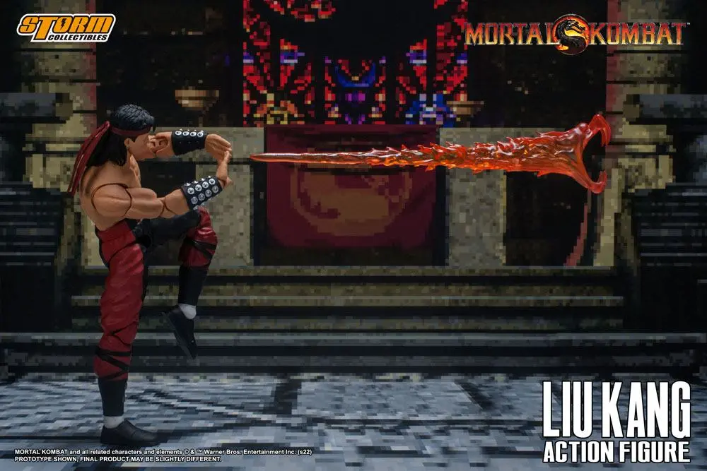 Mortal Kombat Actionfigur 1/12 Liu Kang 18 cm Produktfoto