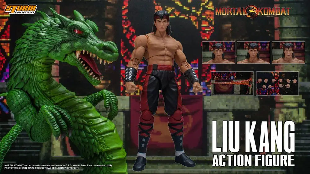 Mortal Kombat Actionfigur 1/12 Liu Kang 18 cm Produktfoto