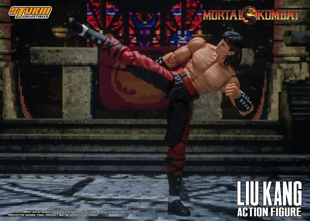 Mortal Kombat Actionfigur 1/12 Liu Kang 18 cm Produktfoto