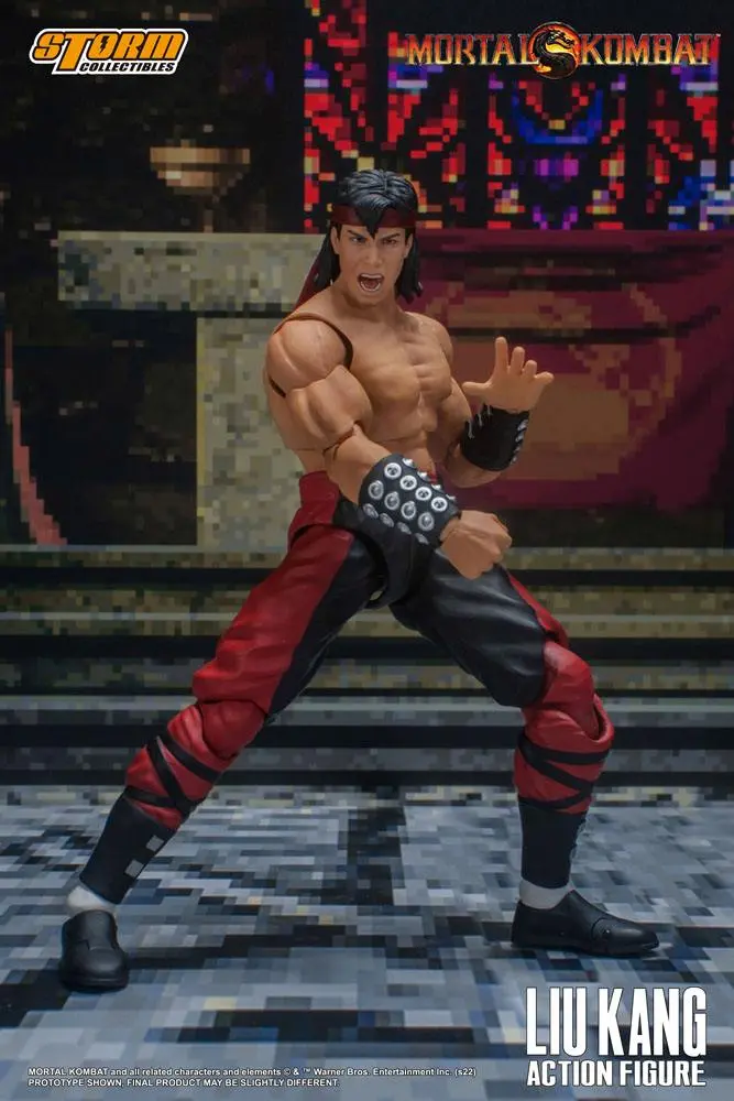 Mortal Kombat Actionfigur 1/12 Liu Kang 18 cm Produktfoto