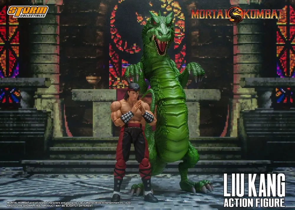 Mortal Kombat Actionfigur 1/12 Liu Kang 18 cm Produktfoto