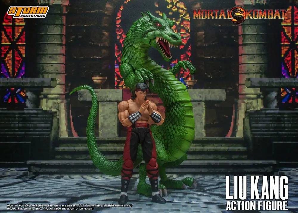 Mortal Kombat Actionfigur 1/12 Liu Kang 18 cm Produktfoto
