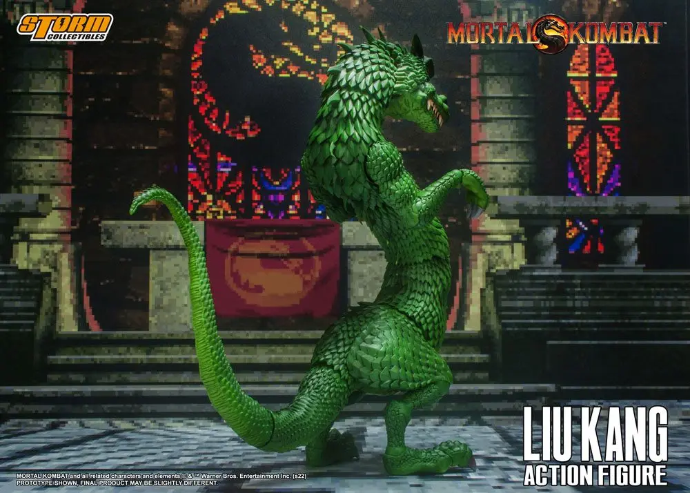 Mortal Kombat Actionfigur 1/12 Liu Kang 18 cm Produktfoto