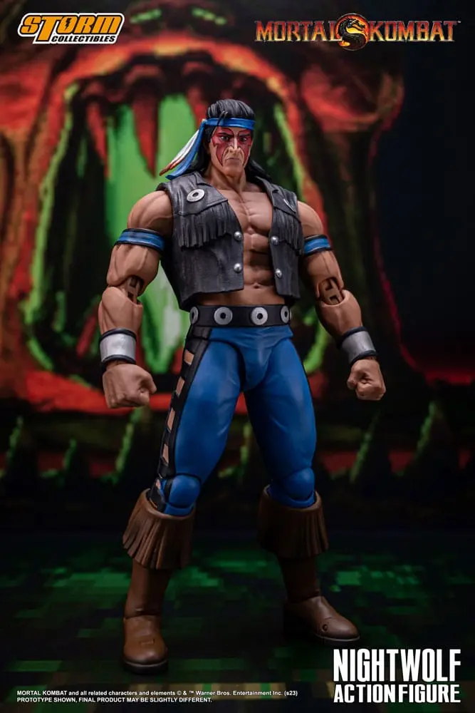 Mortal Kombat Actionfigur 1/12 Nightwolf 18 cm termékfotó