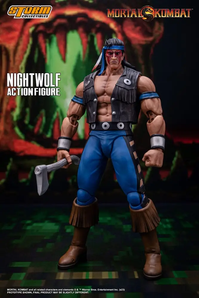 Mortal Kombat Actionfigur 1/12 Nightwolf 18 cm termékfotó