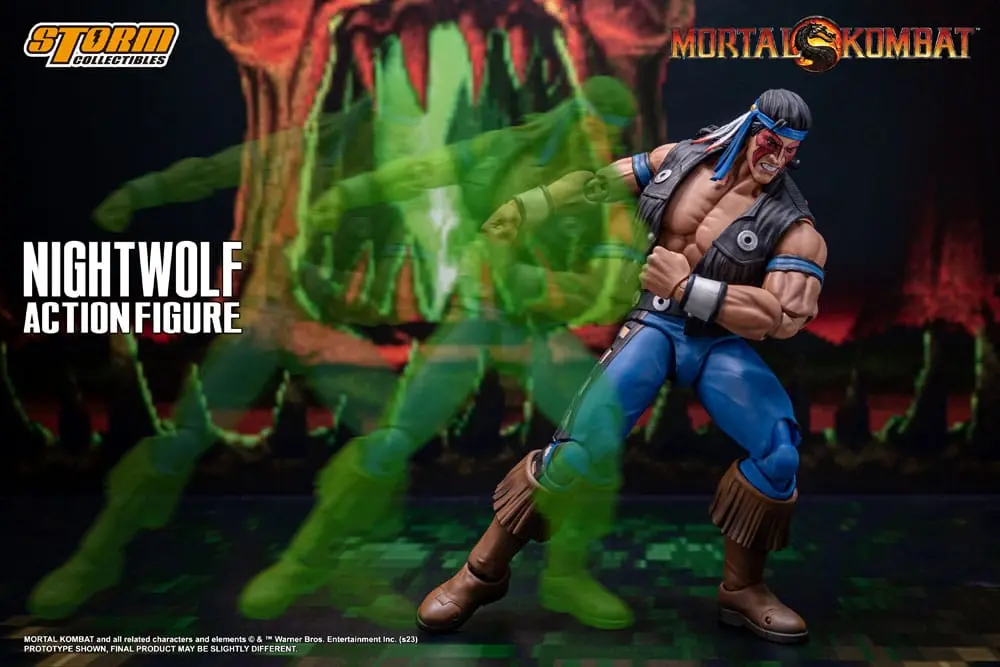 Mortal Kombat Actionfigur 1/12 Nightwolf 18 cm termékfotó