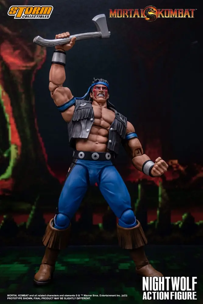 Mortal Kombat Actionfigur 1/12 Nightwolf 18 cm termékfotó