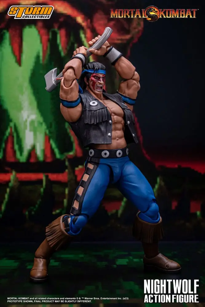 Mortal Kombat Actionfigur 1/12 Nightwolf 18 cm termékfotó