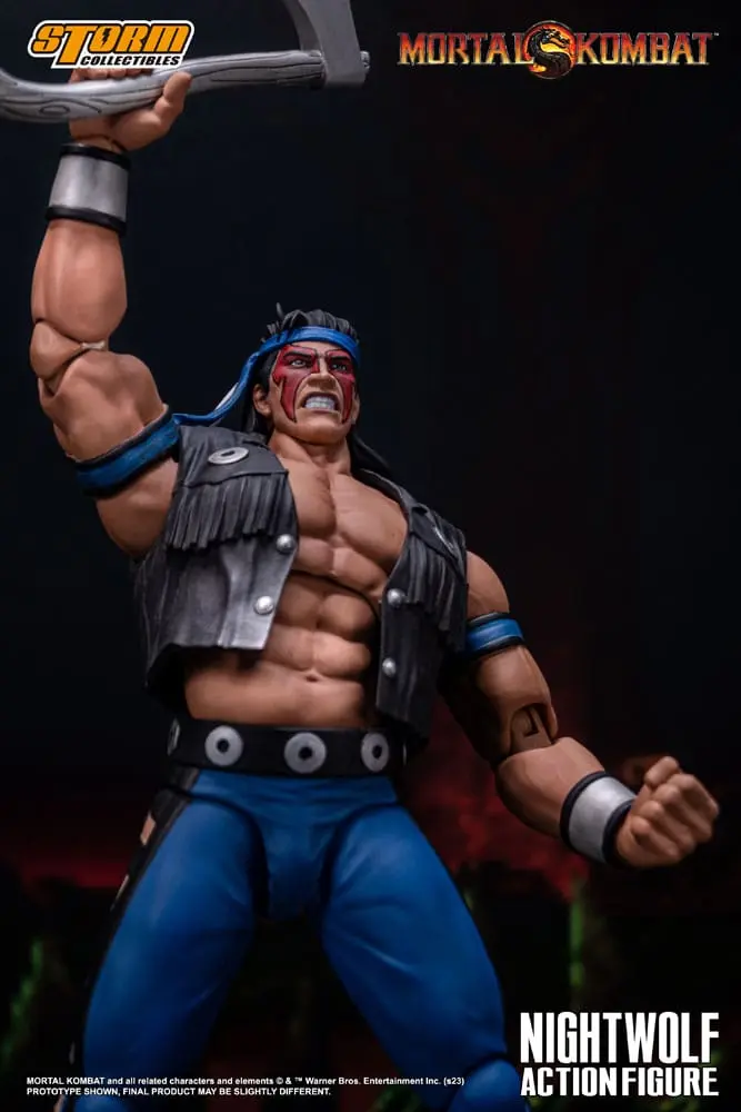 Mortal Kombat Actionfigur 1/12 Nightwolf 18 cm termékfotó