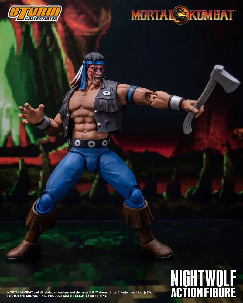 Mortal Kombat Actionfigur 1/12 Nightwolf 18 cm termékfotó