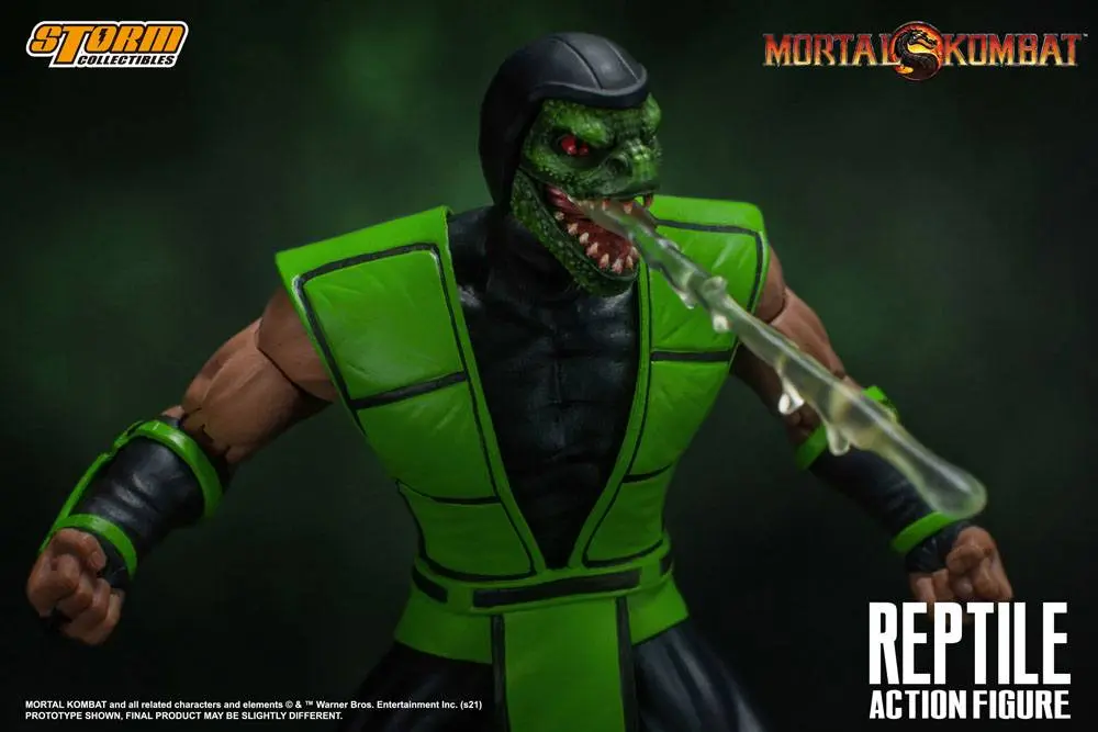 Mortal Kombat Actionfigur 1/12 Reptile 18 cm Produktfoto