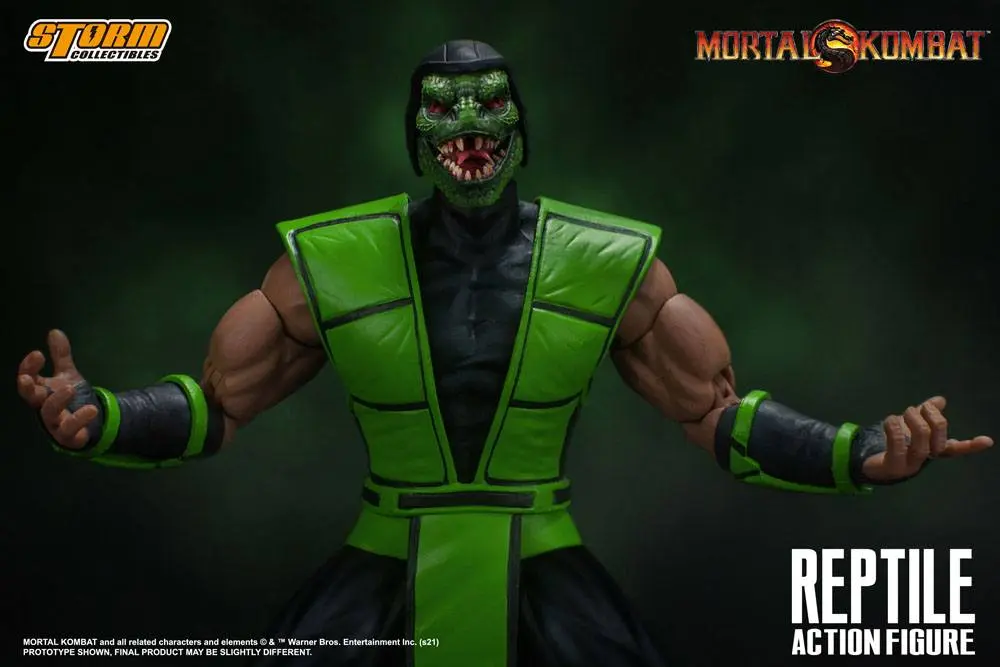 Mortal Kombat Actionfigur 1/12 Reptile 18 cm Produktfoto