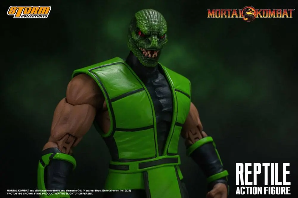 Mortal Kombat Actionfigur 1/12 Reptile 18 cm Produktfoto