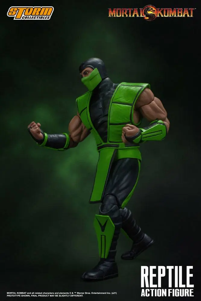 Mortal Kombat Actionfigur 1/12 Reptile 18 cm Produktfoto