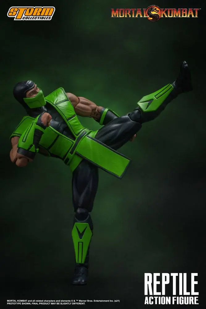 Mortal Kombat Actionfigur 1/12 Reptile 18 cm Produktfoto
