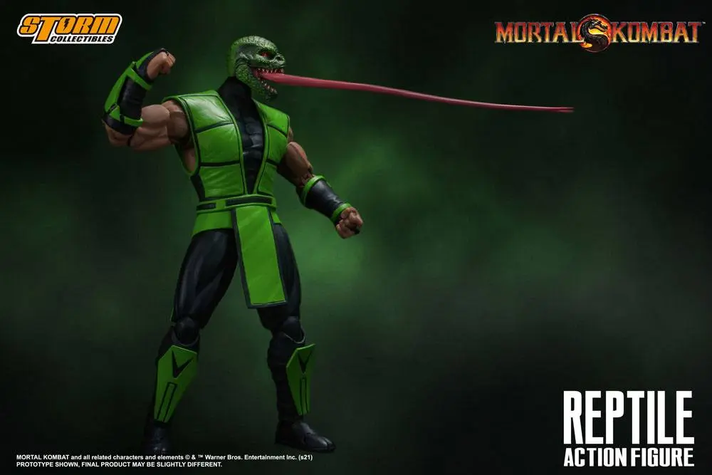 Mortal Kombat Actionfigur 1/12 Reptile 18 cm Produktfoto