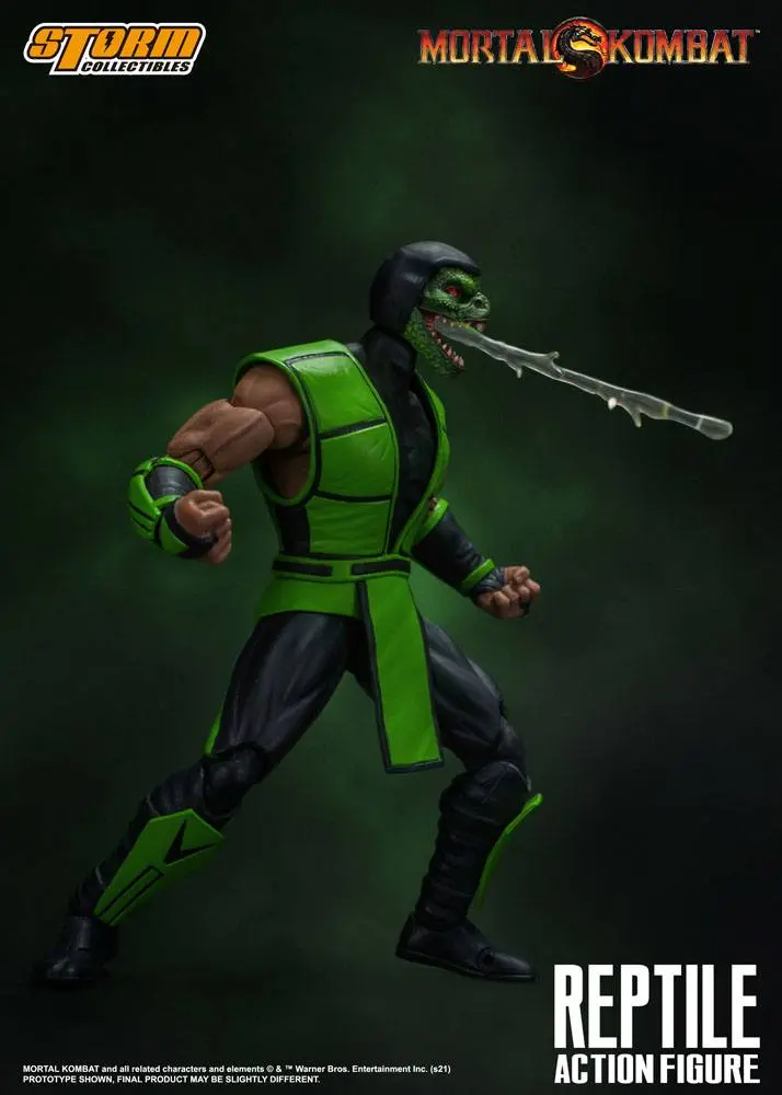 Mortal Kombat Actionfigur 1/12 Reptile 18 cm Produktfoto