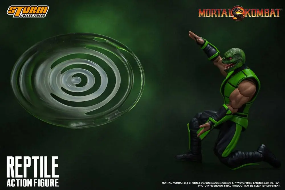 Mortal Kombat Actionfigur 1/12 Reptile 18 cm Produktfoto