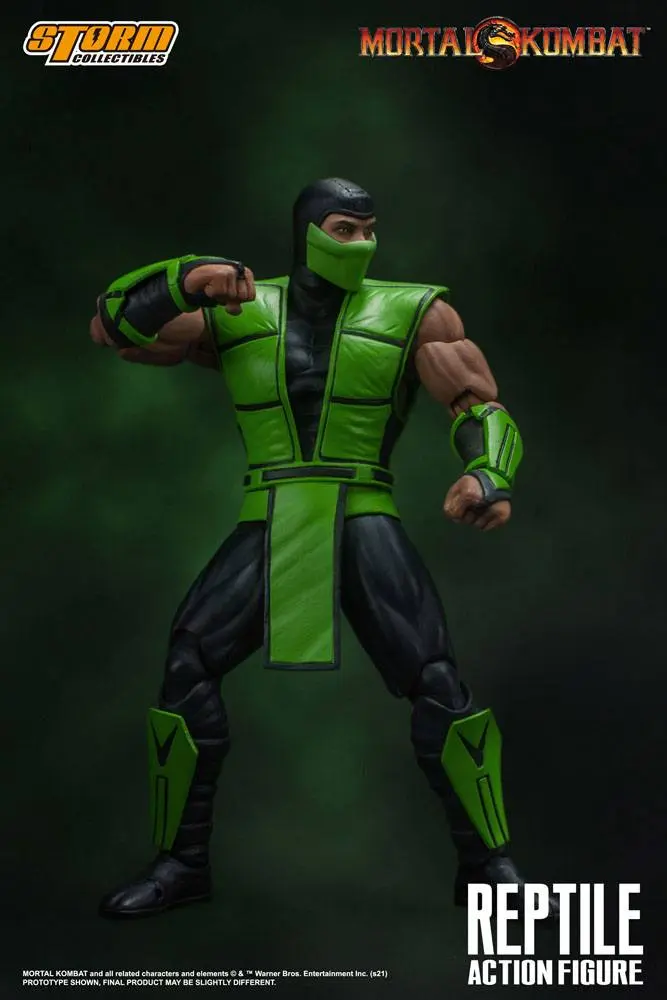 Mortal Kombat Actionfigur 1/12 Reptile 18 cm Produktfoto