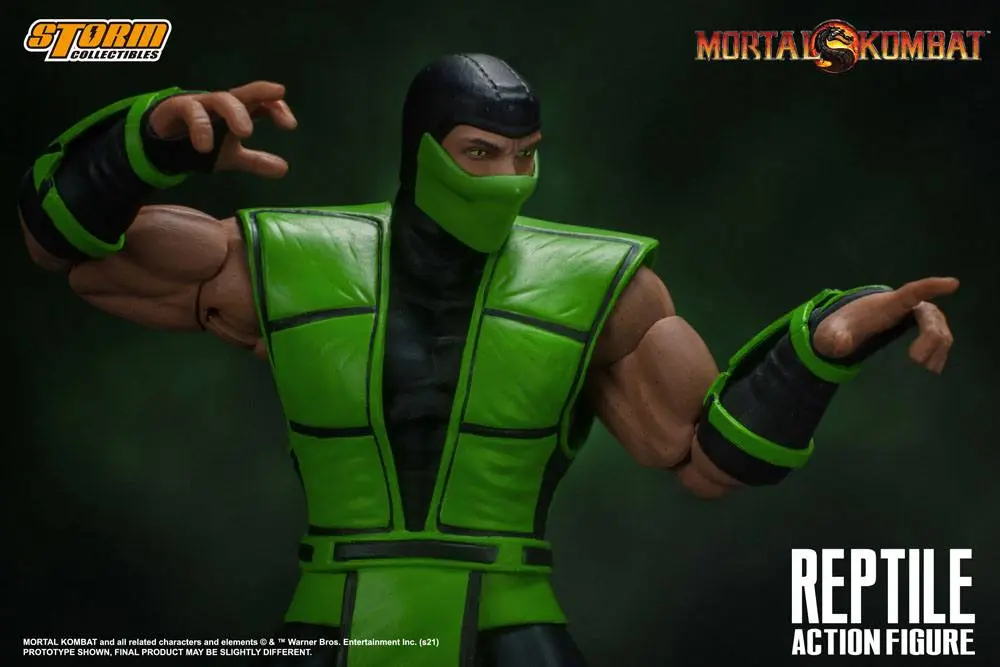 Mortal Kombat Actionfigur 1/12 Reptile 18 cm Produktfoto