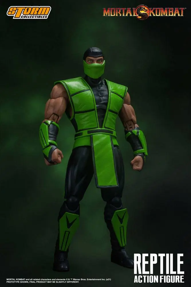 Mortal Kombat Actionfigur 1/12 Reptile 18 cm Produktfoto