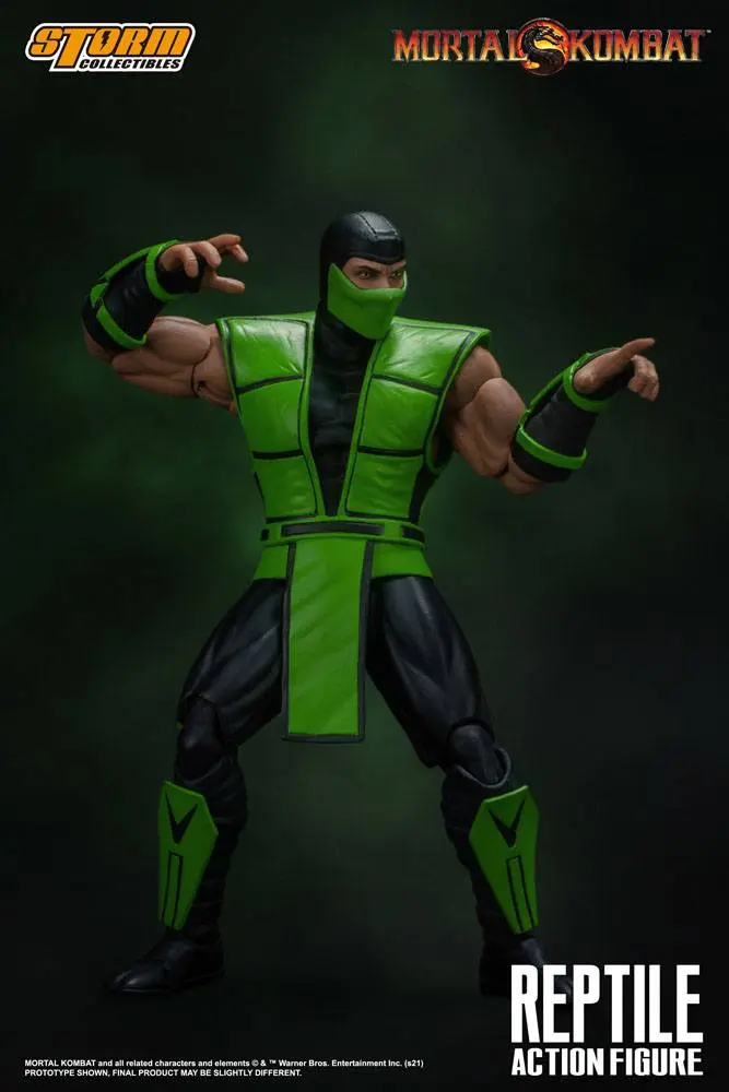 Mortal Kombat Actionfigur 1/12 Reptile 18 cm Produktfoto