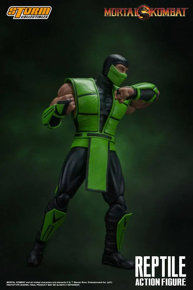 Mortal Kombat Actionfigur 1/12 Reptile 18 cm Produktfoto