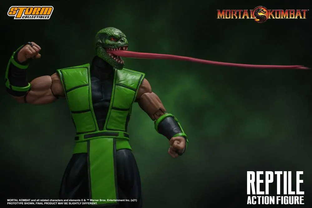 Mortal Kombat Actionfigur 1/12 Reptile 18 cm Produktfoto