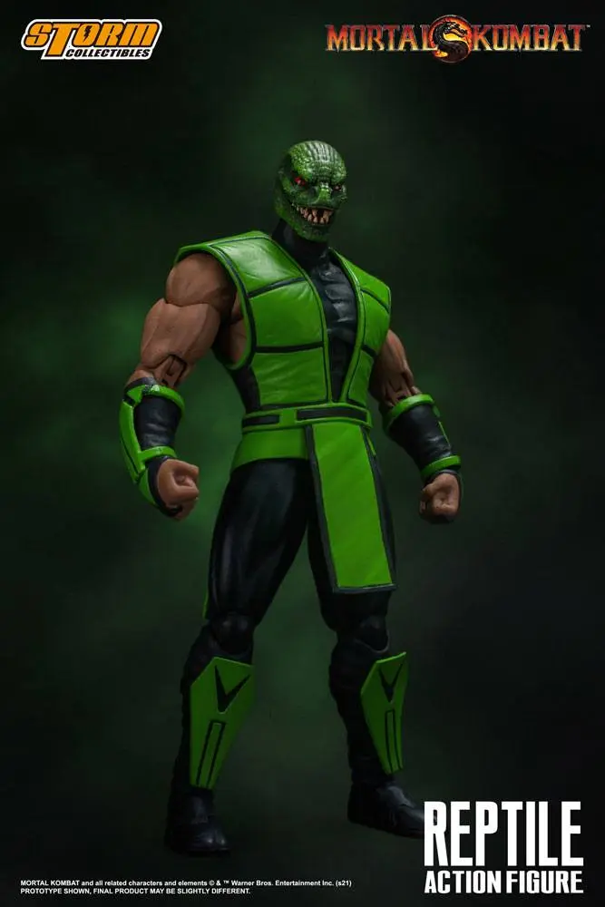 Mortal Kombat Actionfigur 1/12 Reptile 18 cm Produktfoto