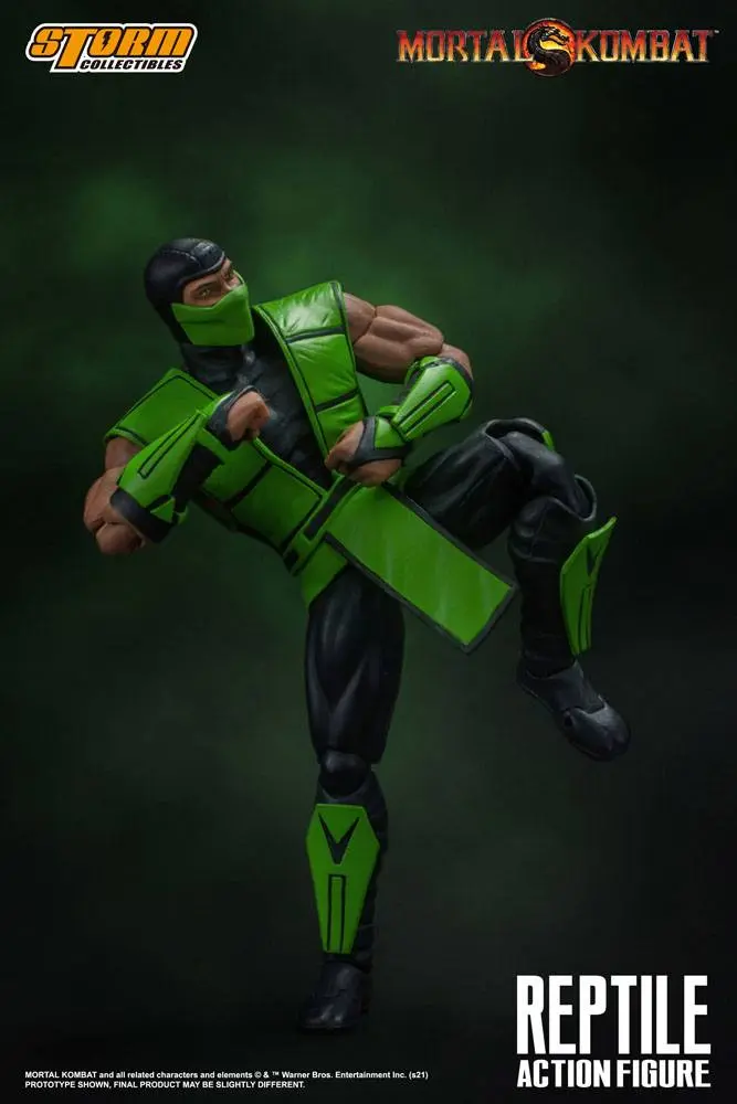 Mortal Kombat Actionfigur 1/12 Reptile 18 cm Produktfoto