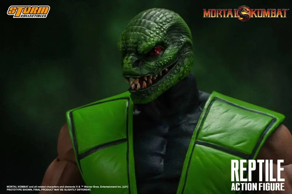 Mortal Kombat Actionfigur 1/12 Reptile 18 cm Produktfoto