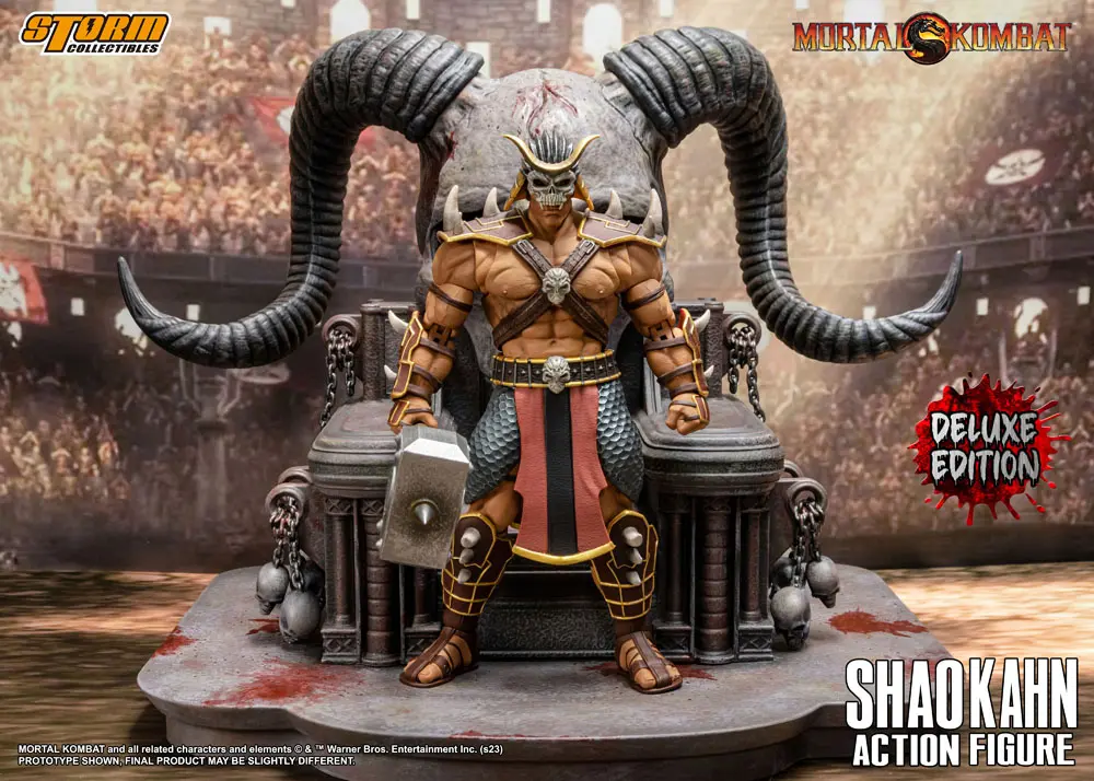 Mortal Kombat Actionfigur 1/12 Shao Kahn Deluxe Edition 18 cm Produktfoto