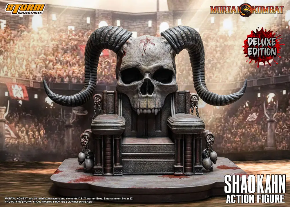 Mortal Kombat Actionfigur 1/12 Shao Kahn Deluxe Edition 18 cm Produktfoto