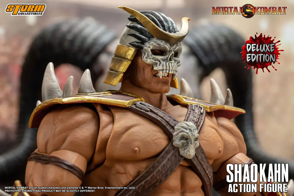 Mortal Kombat Actionfigur 1/12 Shao Kahn Deluxe Edition 18 cm Produktfoto