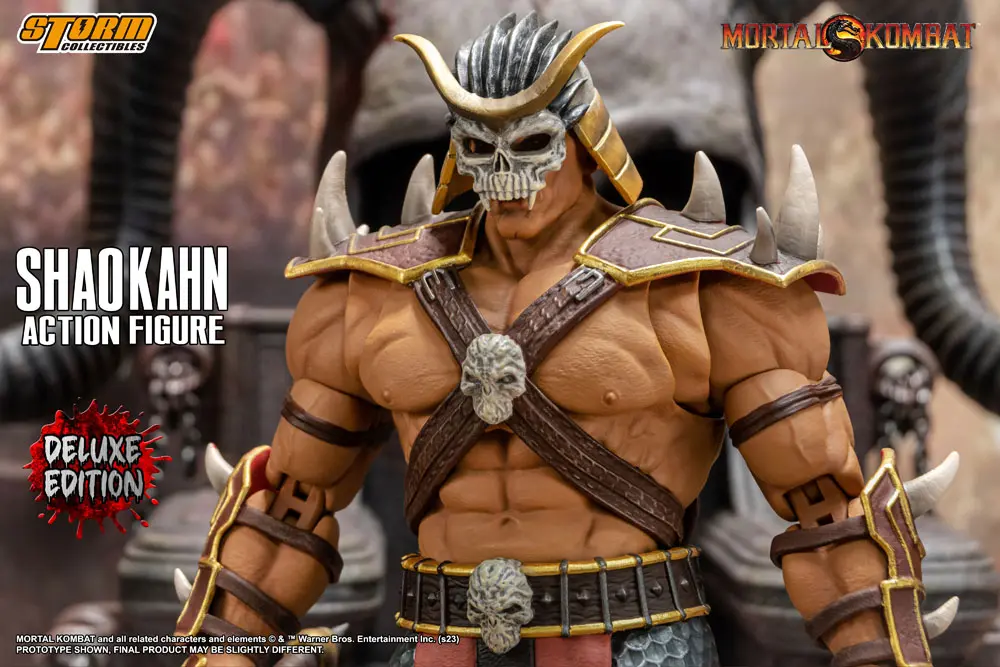Mortal Kombat Actionfigur 1/12 Shao Kahn Deluxe Edition 18 cm Produktfoto