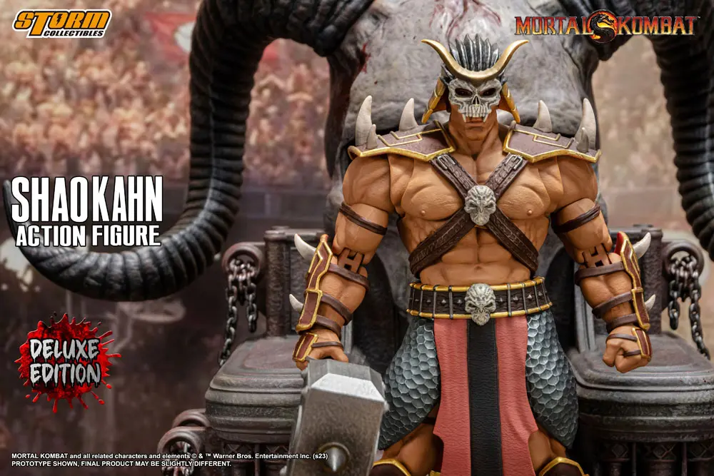 Mortal Kombat Actionfigur 1/12 Shao Kahn Deluxe Edition 18 cm Produktfoto