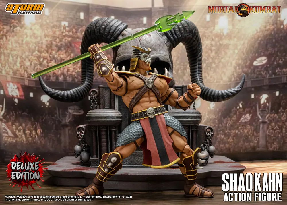 Mortal Kombat Actionfigur 1/12 Shao Kahn Deluxe Edition 18 cm Produktfoto