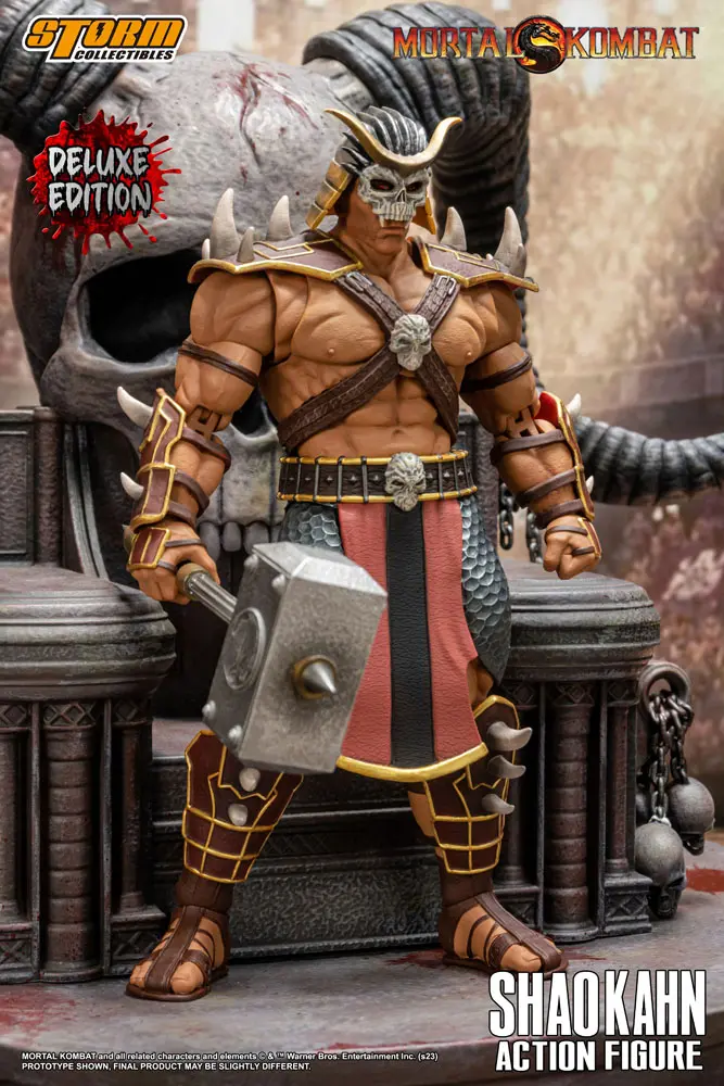 Mortal Kombat Actionfigur 1/12 Shao Kahn Deluxe Edition 18 cm Produktfoto