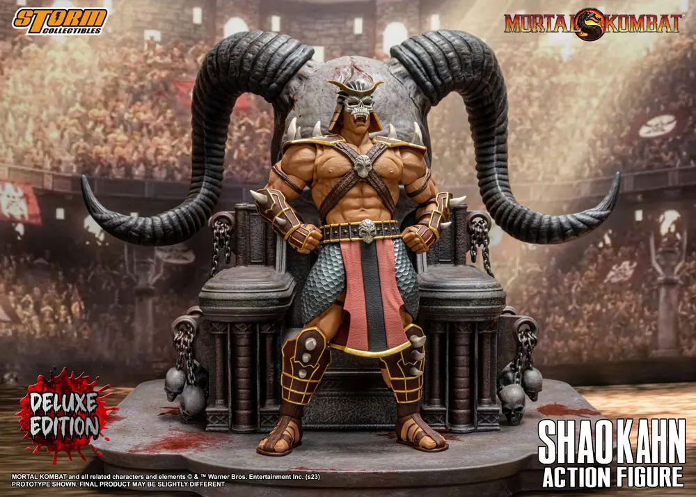 Mortal Kombat Actionfigur 1/12 Shao Kahn Deluxe Edition 18 cm Produktfoto