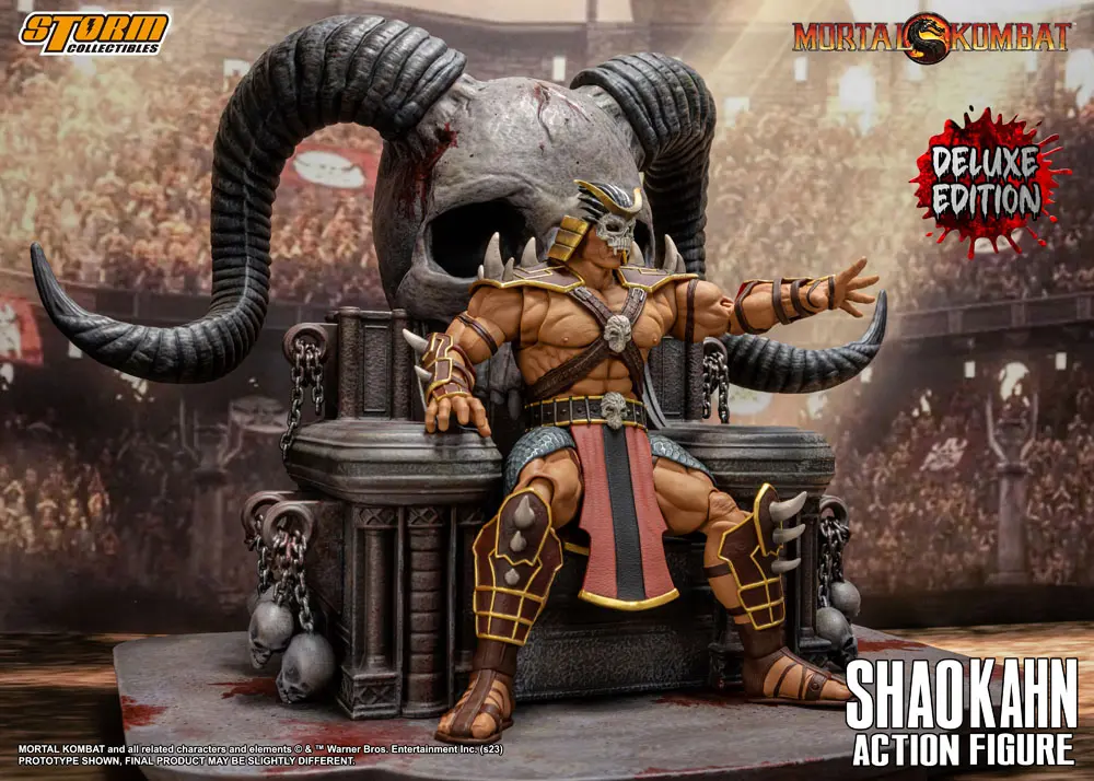 Mortal Kombat Actionfigur 1/12 Shao Kahn Deluxe Edition 18 cm Produktfoto