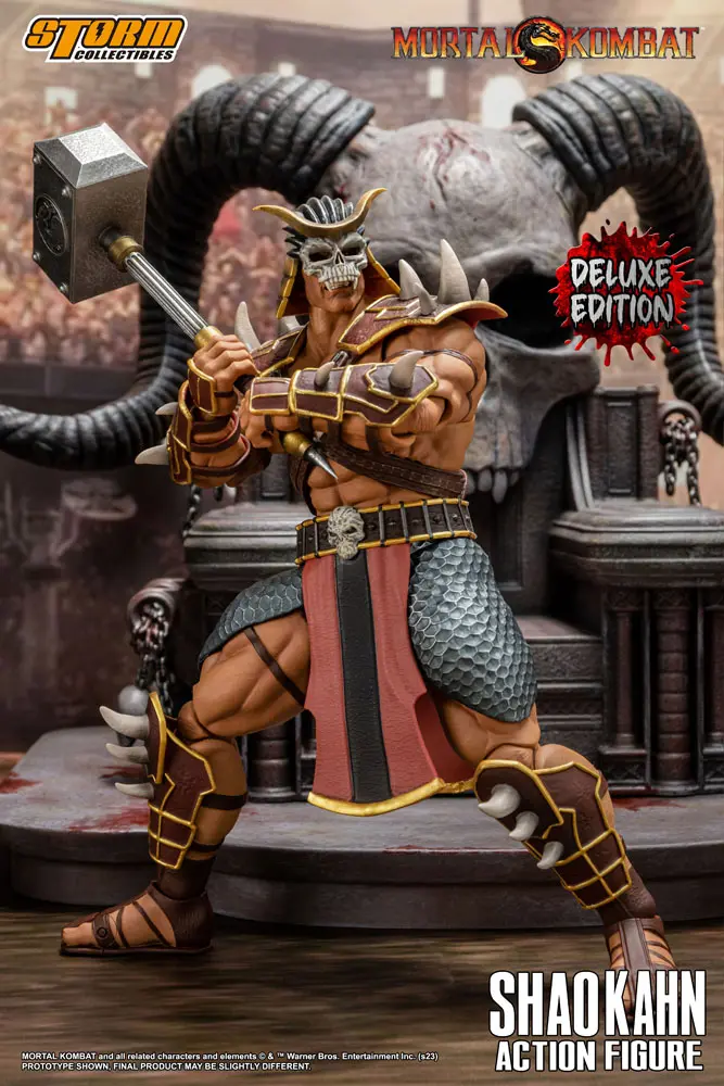 Mortal Kombat Actionfigur 1/12 Shao Kahn Deluxe Edition 18 cm Produktfoto